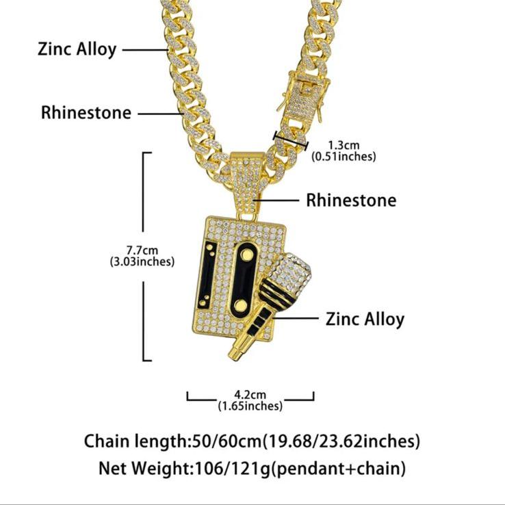 Melody Mic (Pendant + Chain)