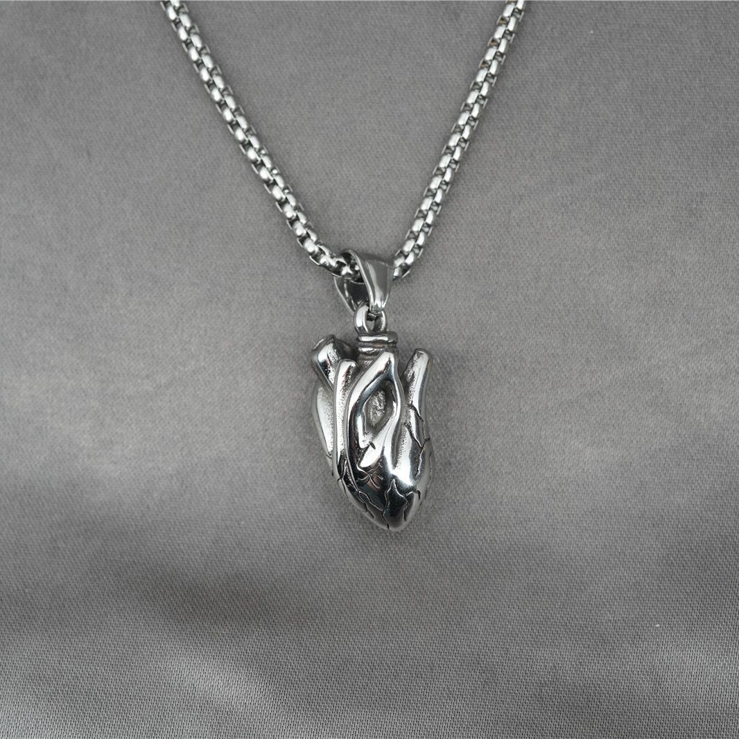 Eternal Heart Charm (Pendant + Chain)