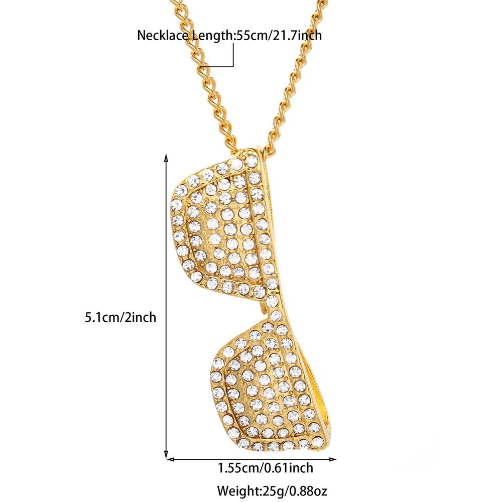 Zirconia Radiant Gem (Pendant + Chain) - 18K Gold Plated
