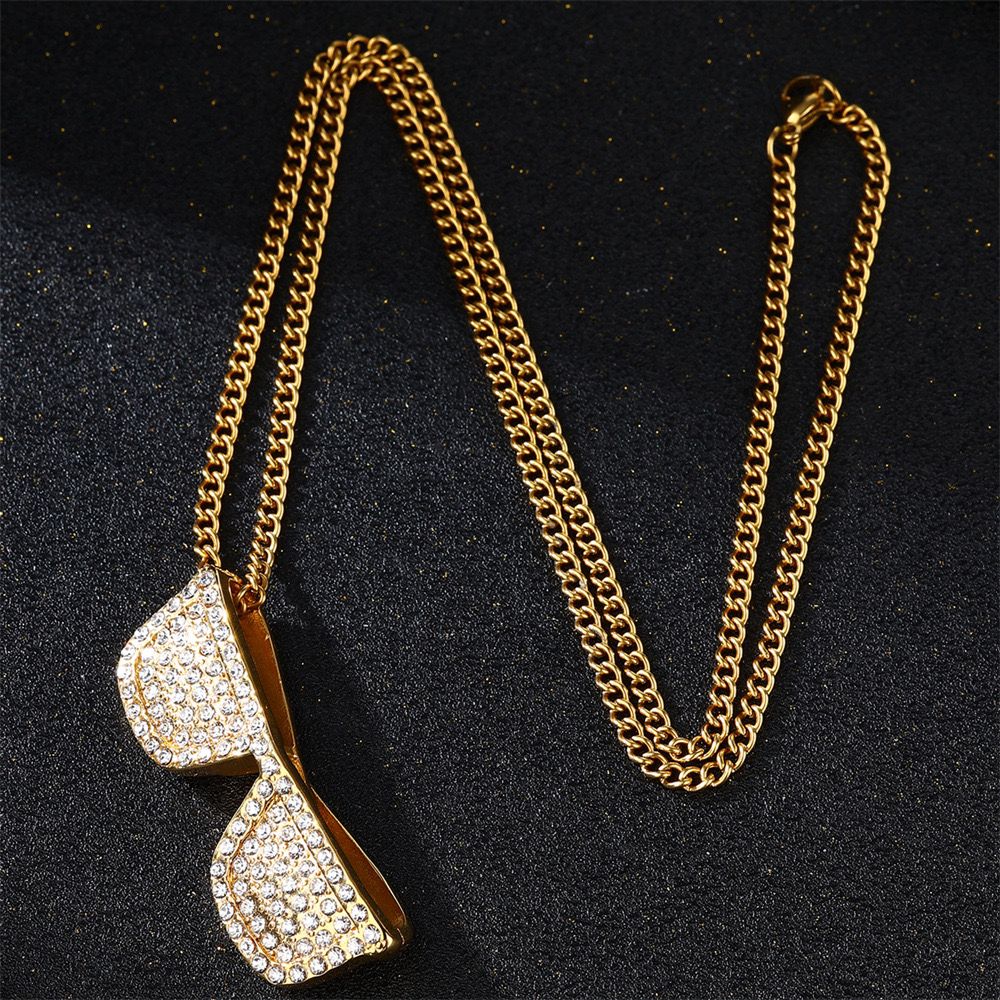 Zirconia Radiant Gem (Pendant + Chain) - 18K Gold Plated