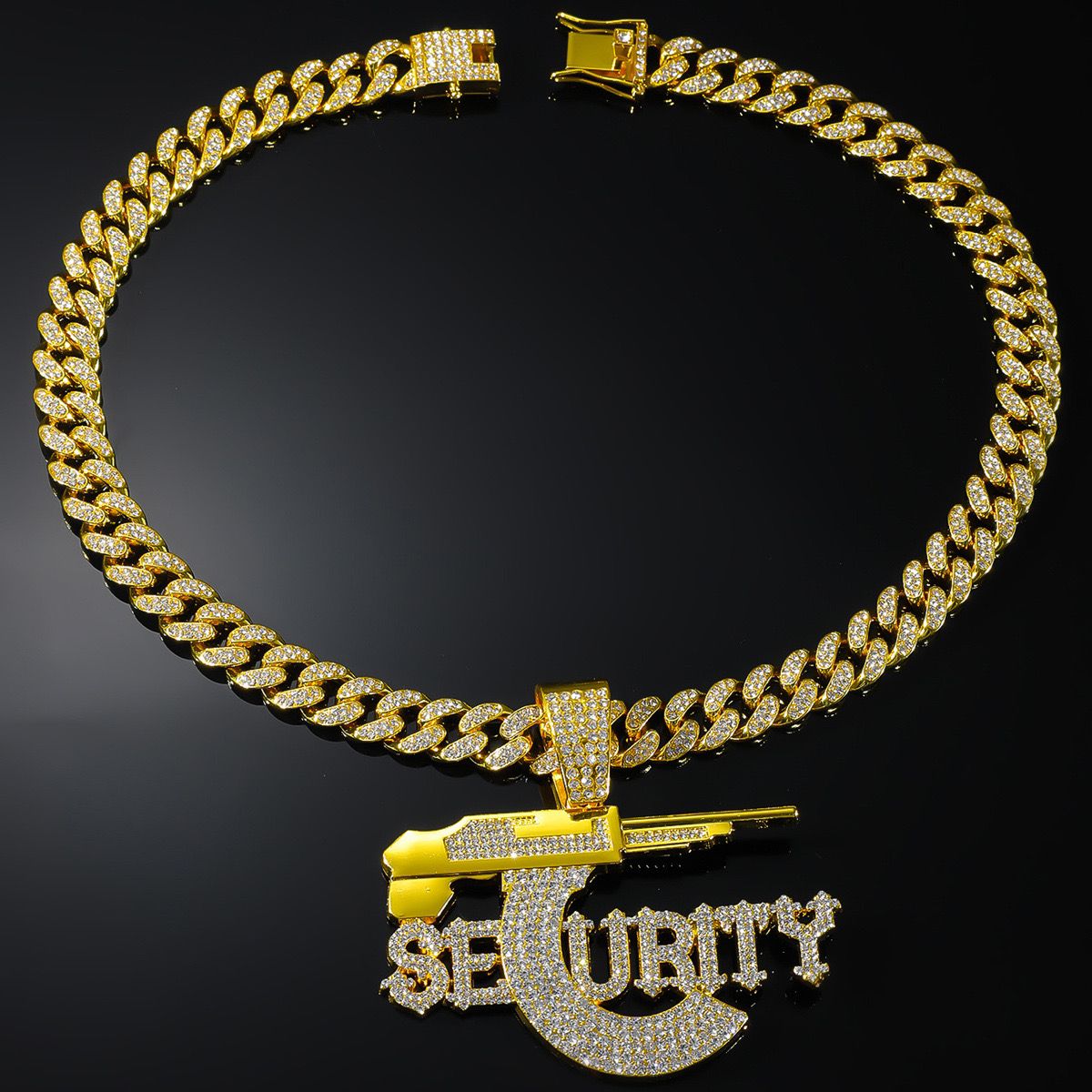Security Gun (Pendant + Chain)