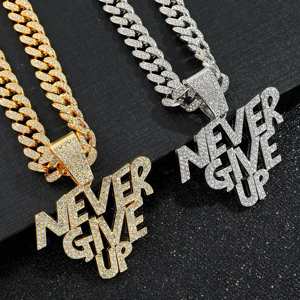 Never Give Up (Pendant + Chain)
