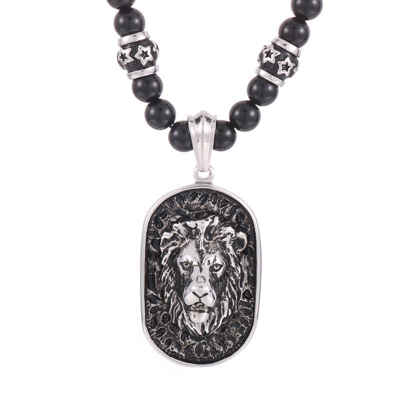 Majestic Lion Bead (Pendant + Chain)
