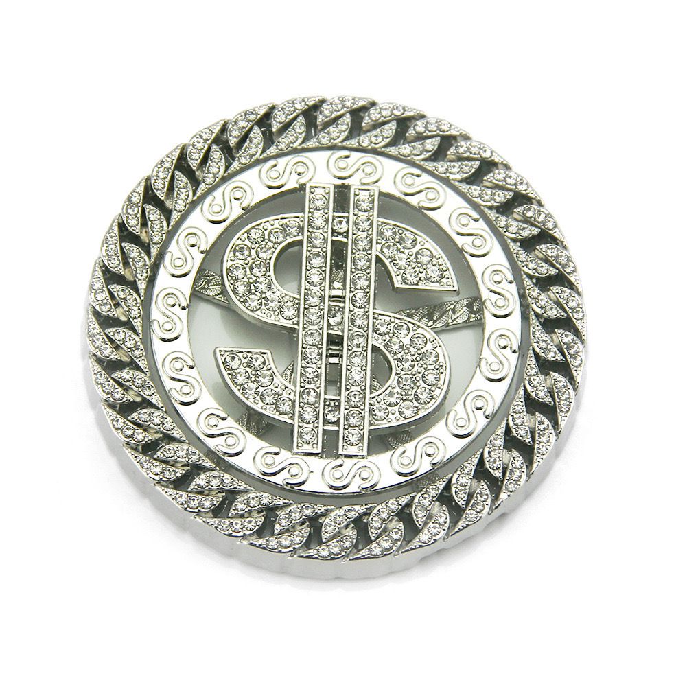 Rotatable Dollar Shape (Pendant + Chain)