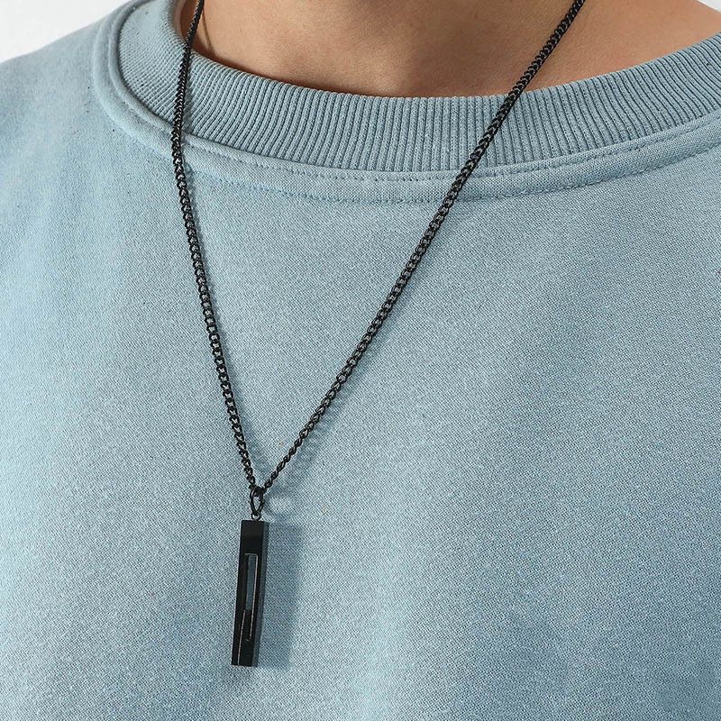 Classic Rectangle (Pendant + Chain)