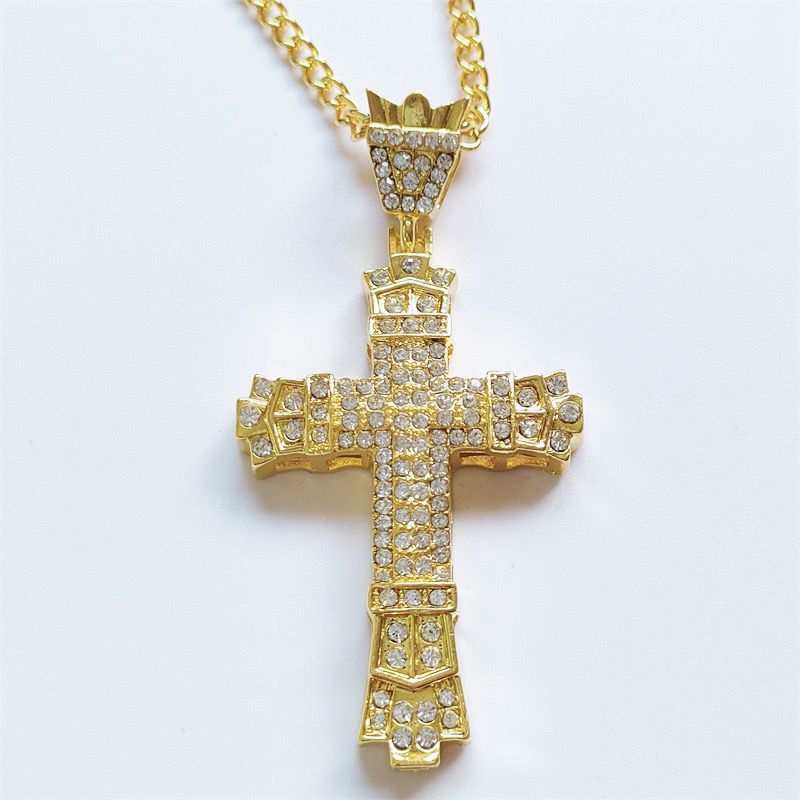 King Diamond Cross (Pendant + Chain)