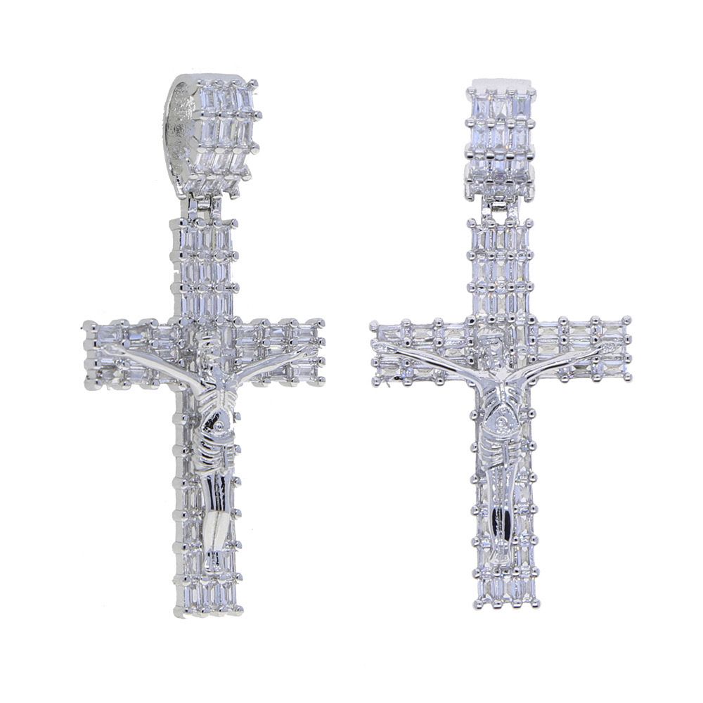 Zirconia Diamond Cross (Pendant + Chain)