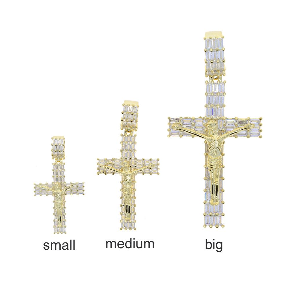 Zirconia Diamond Cross (Pendant + Chain)