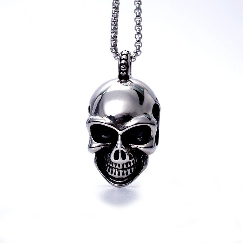 Skull Head (Pendant + Chain)