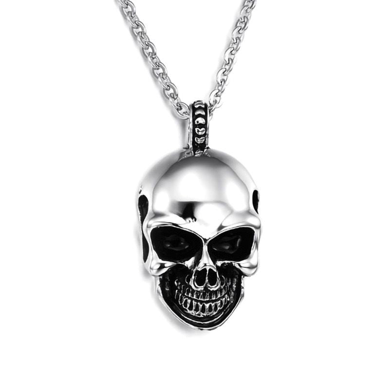 Skull Head (Pendant + Chain)
