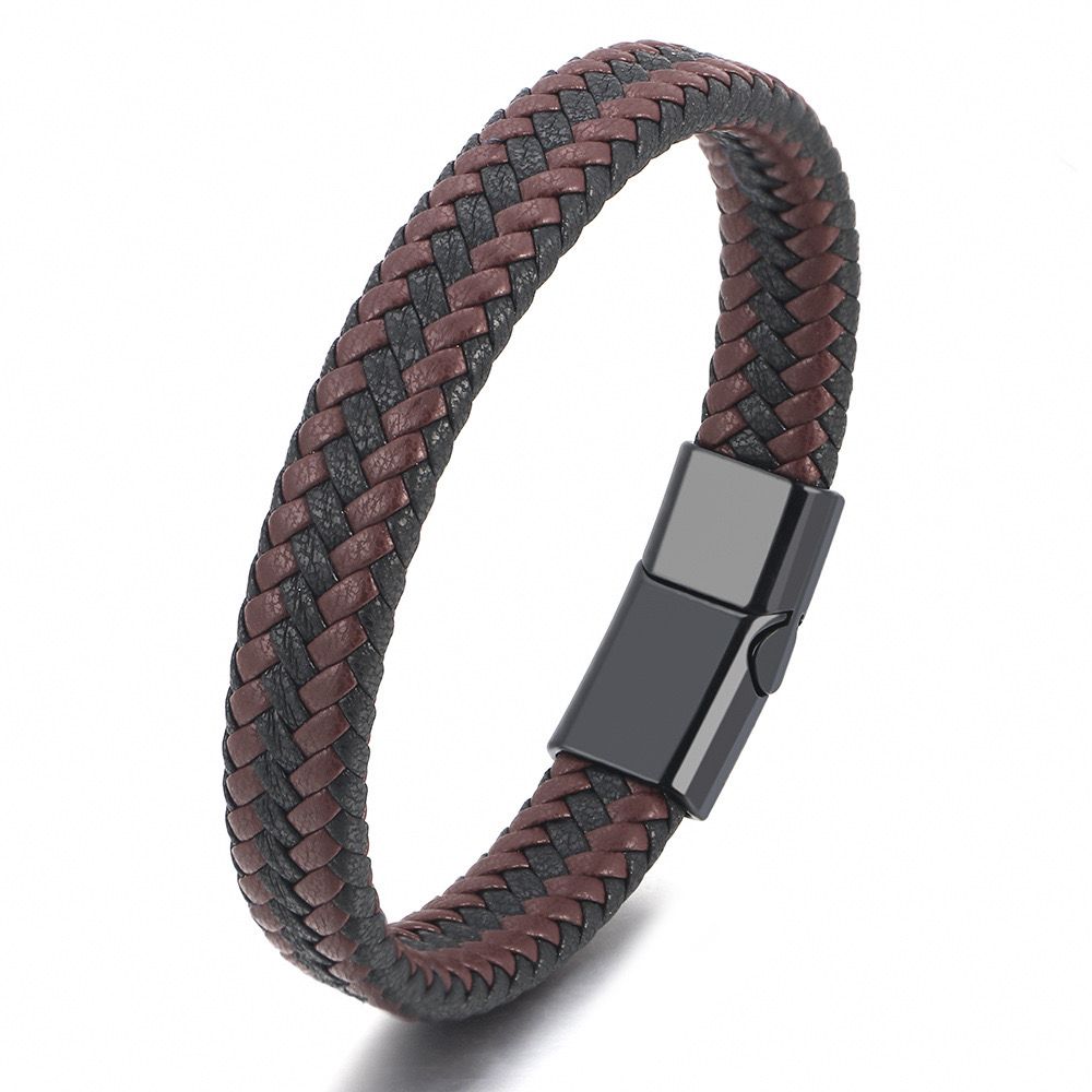 Leather Style Classic Men's Bracelet