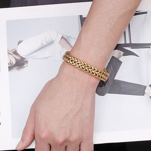 LINK MENS BRACELET (8 MM)