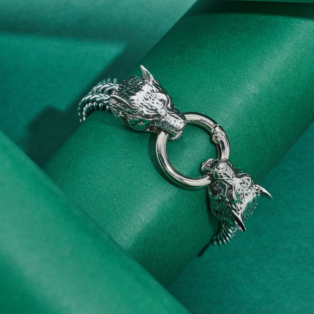 Wolf Head Bracelet