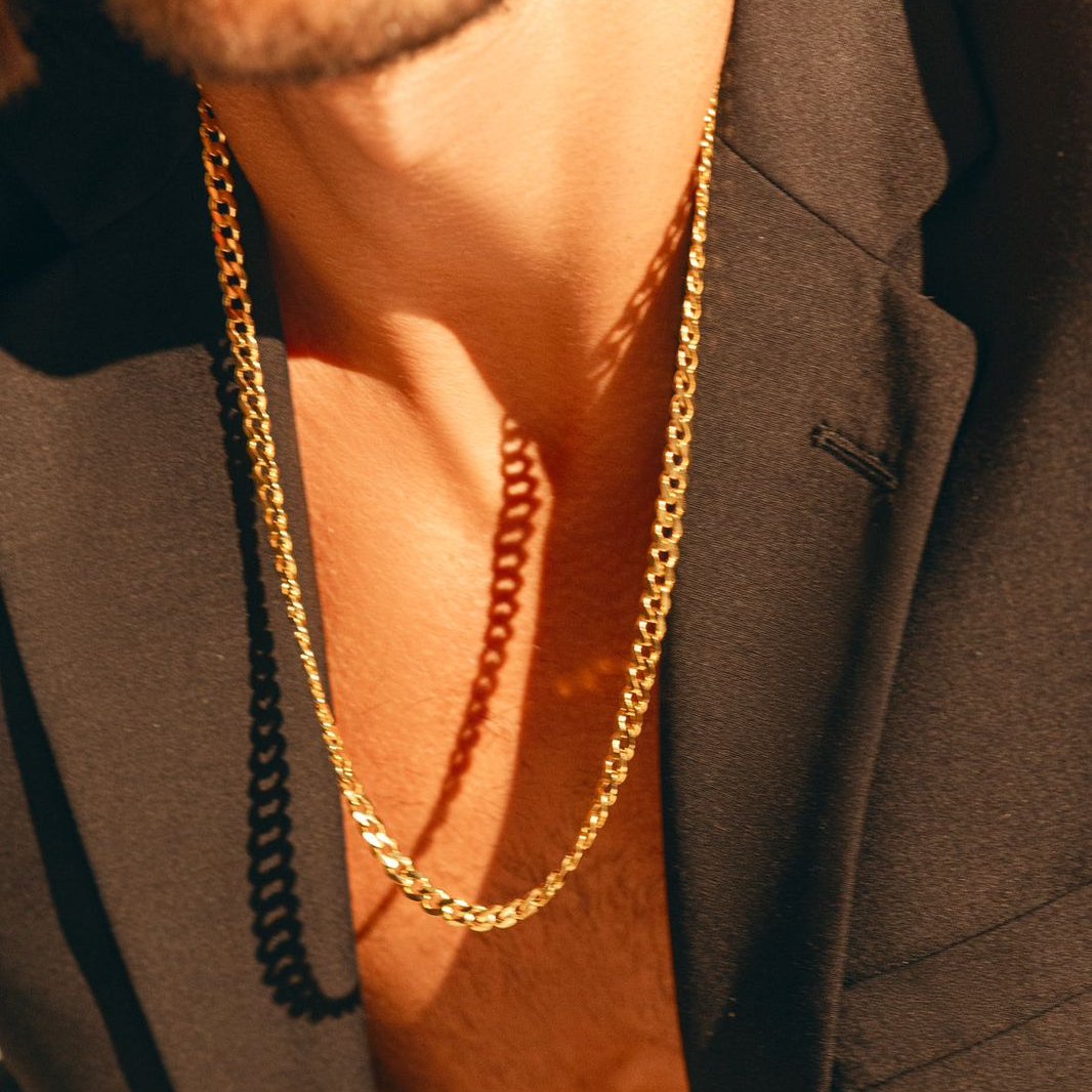 Titanium Cuban Chain - 7MM