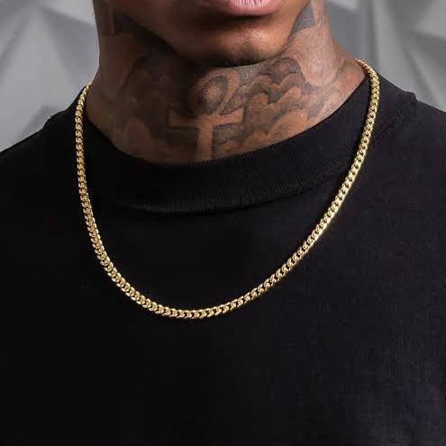 Titanium Cuban Chain - 5MM