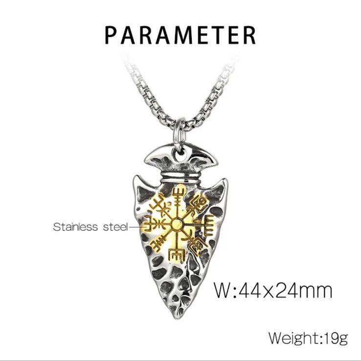 Viking Spear ( Pendant + Chain)