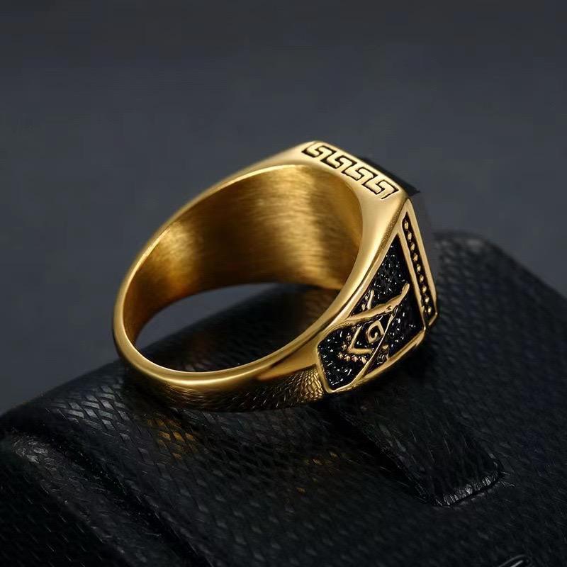 Premium Onyx Men's Ring