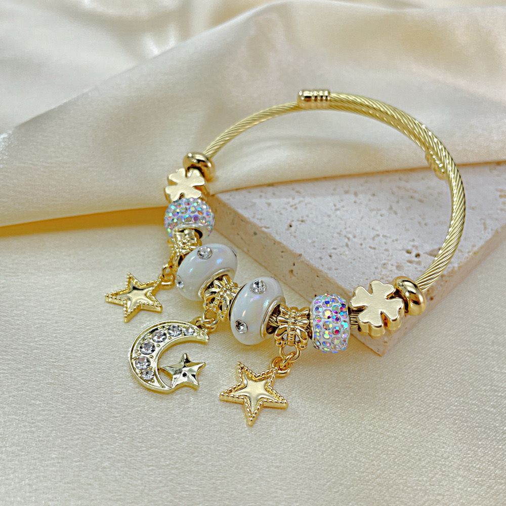 Gold Charm Women's Bracelet