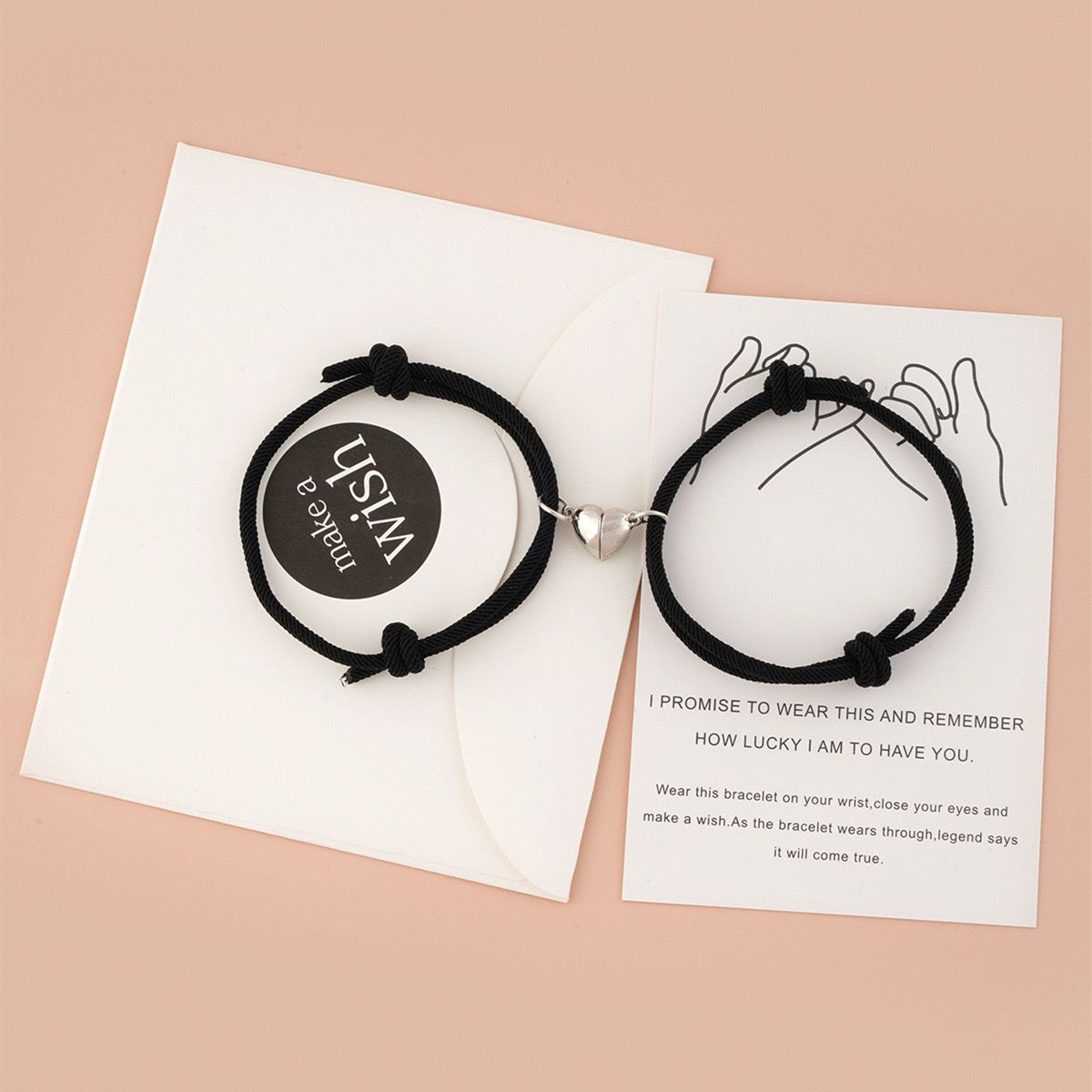 Split Heart Bracelets - Set of 2