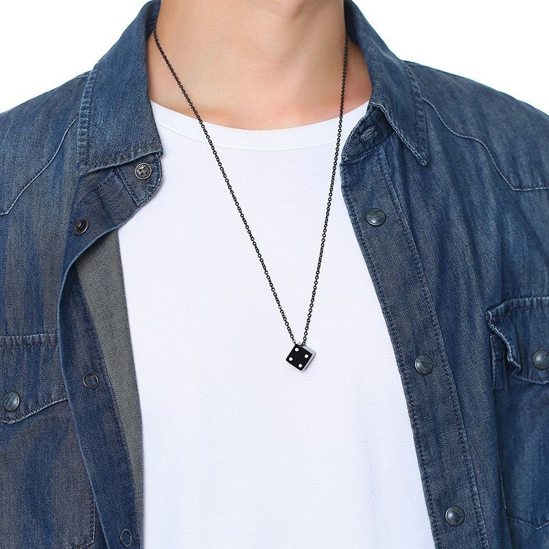 DICE (PENDANT + NECKLACE)