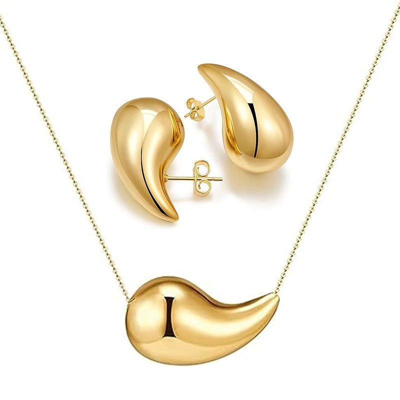 Trio Drop Pendant Earring Set - 3 Piece