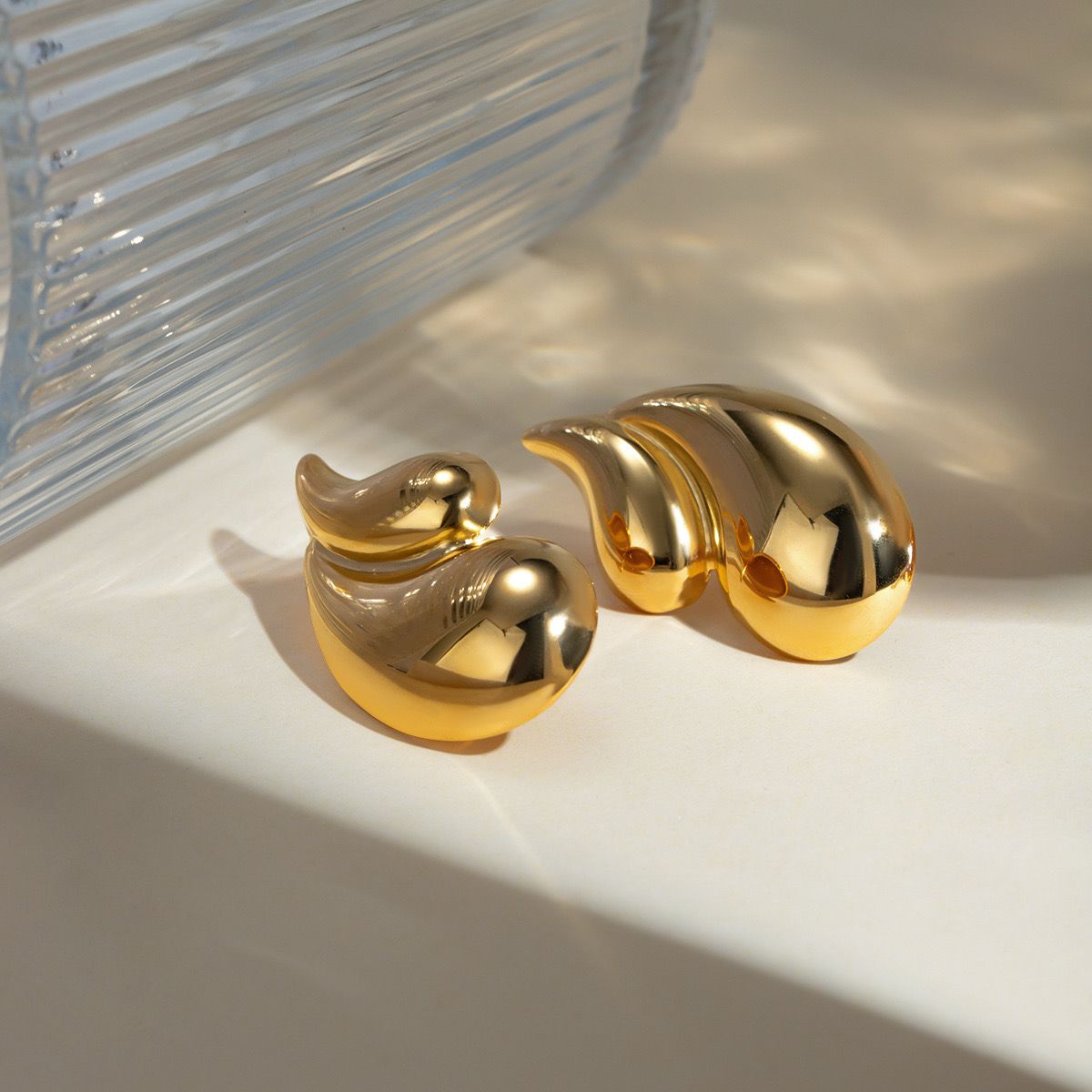 DualDrop Earrings (18k Gold Plated)