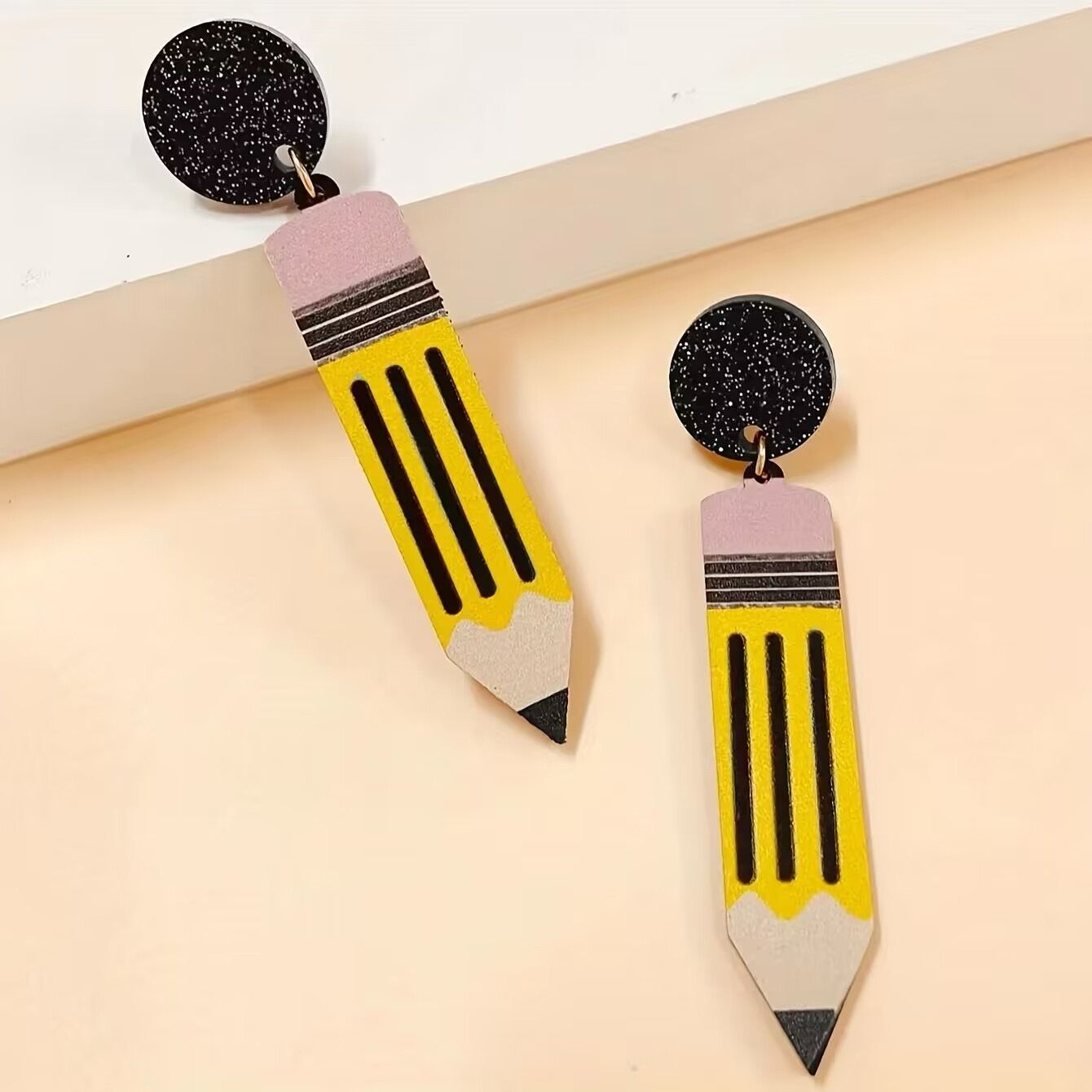 Crayon Shaped Earrings