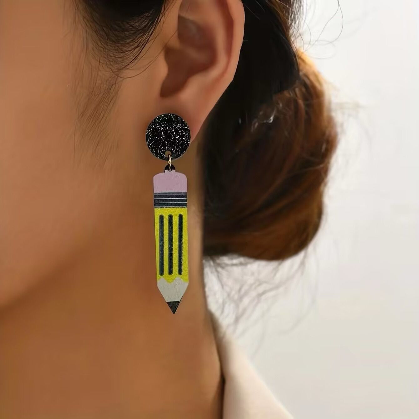 Crayon Shaped Earrings