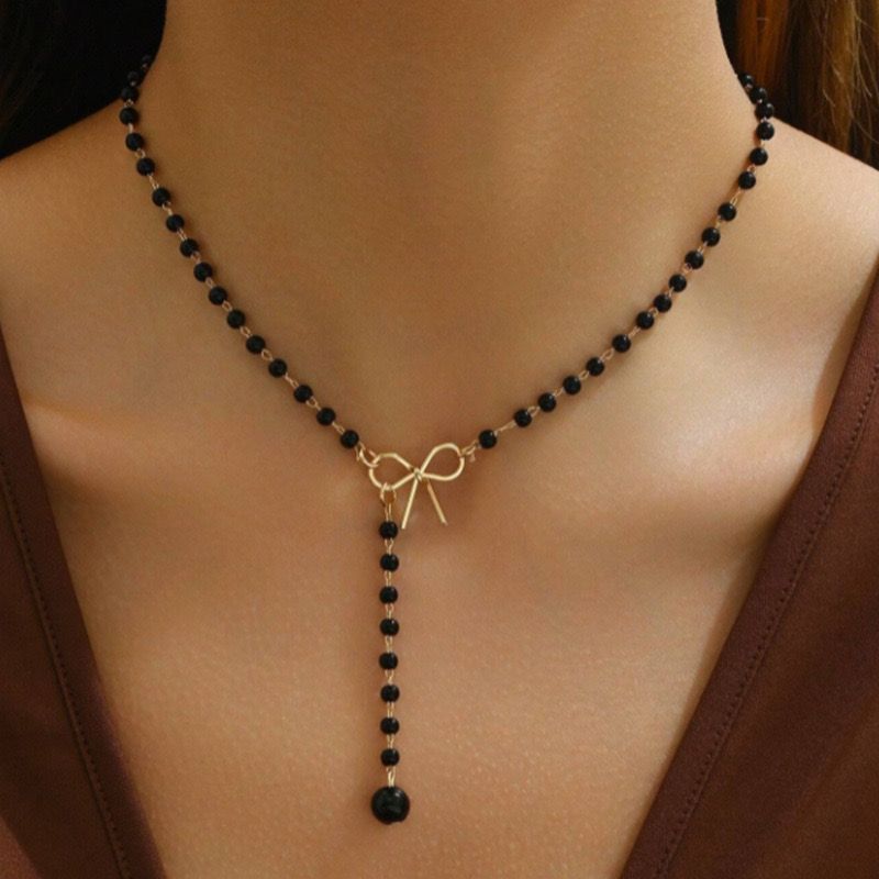 Knotted Beads Necklace