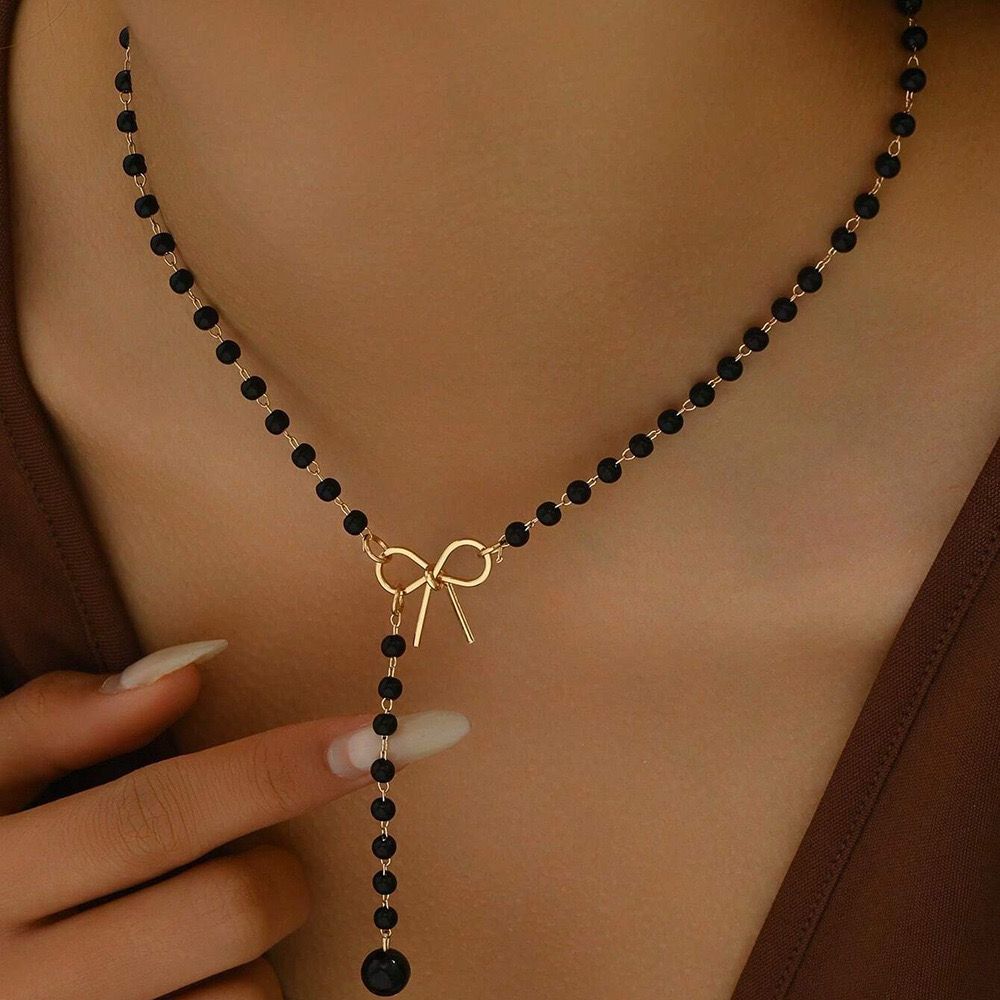 Knotted Beads Necklace