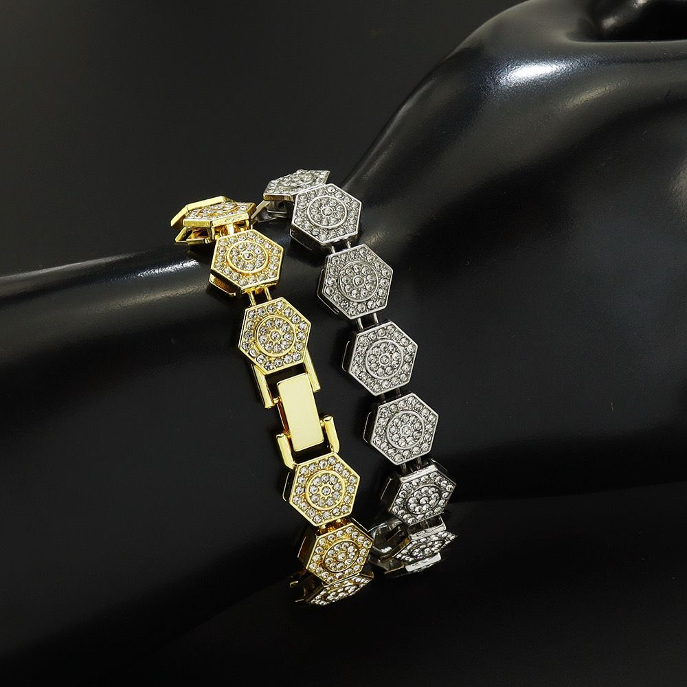 Studded Diamond Men's Bracelet