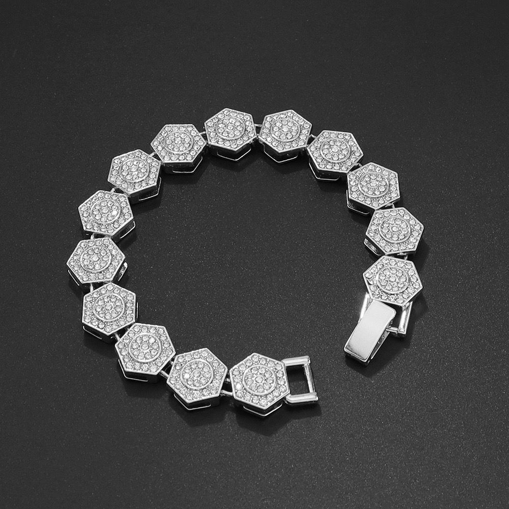Studded Diamond Men's Bracelet