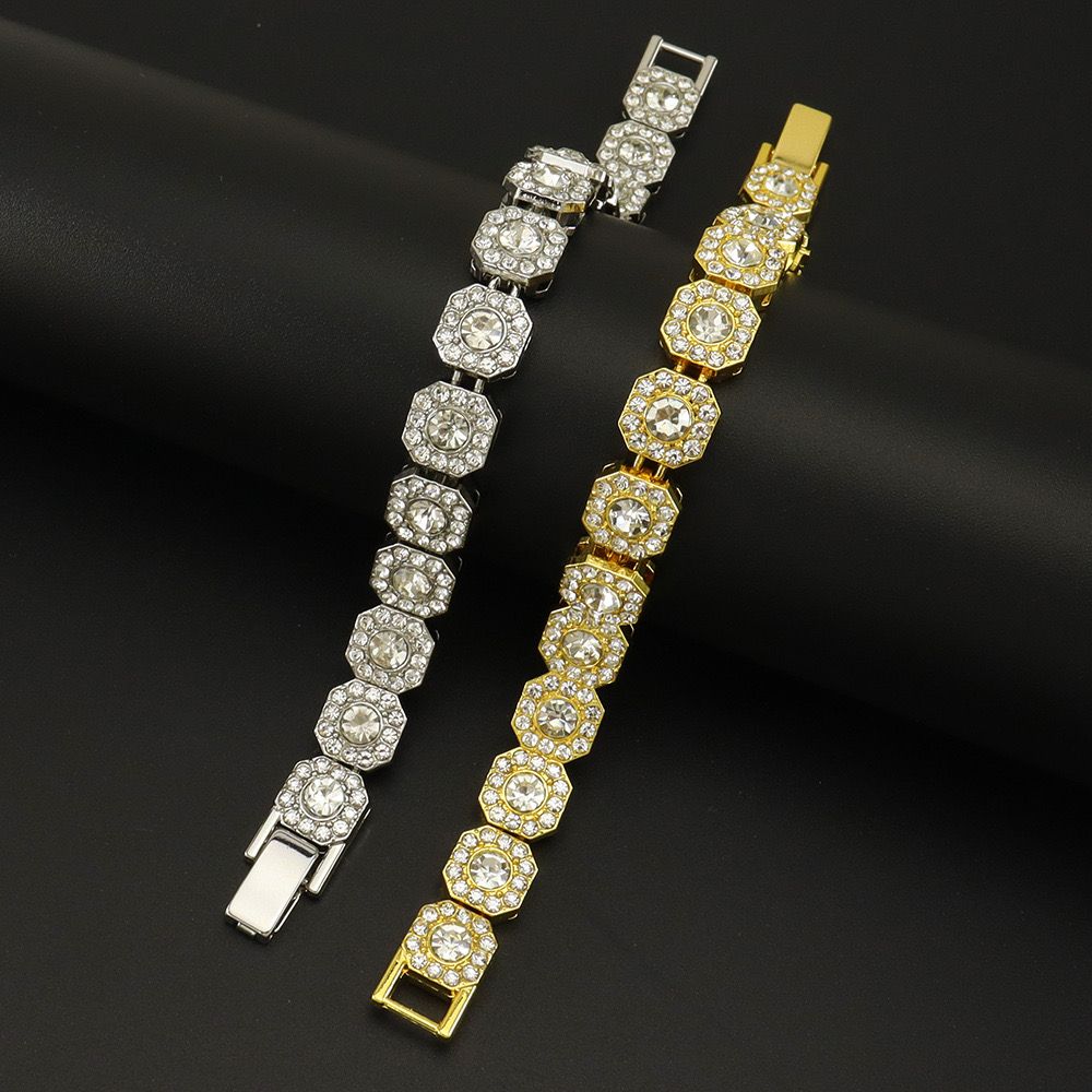 Studded Diamond Men's Bracelet