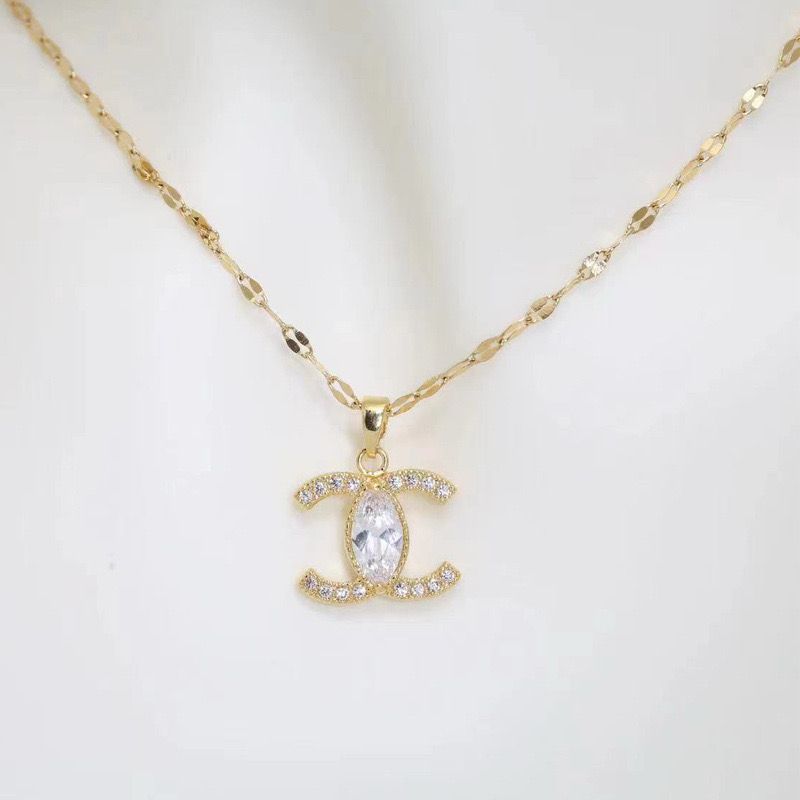 Zirconia ZenLine Pendant (18k Gold Plated)