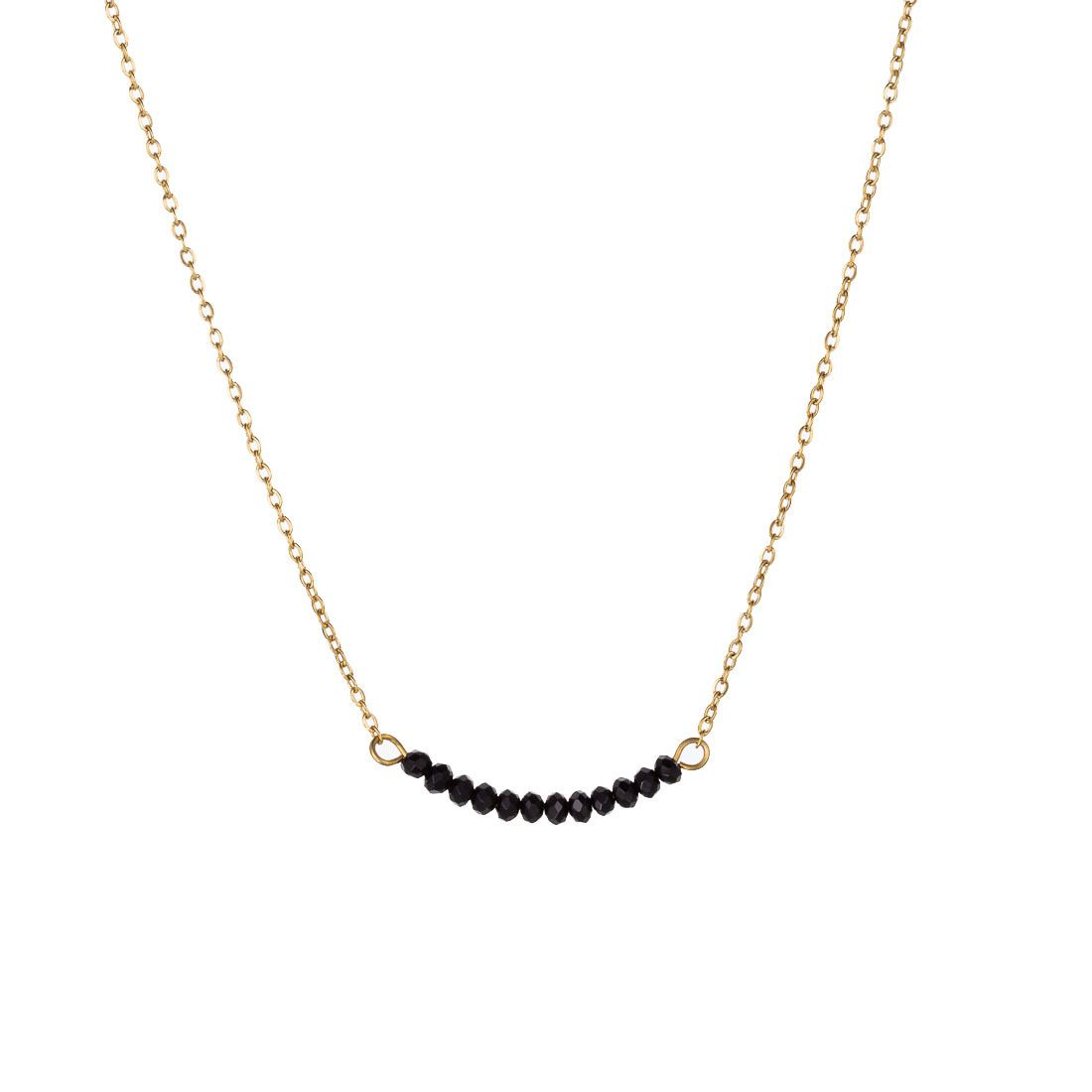 Petite Bead Necklace - 18K Gold Plated