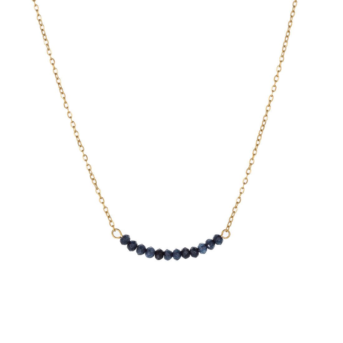 Petite Bead Necklace - 18K Gold Plated