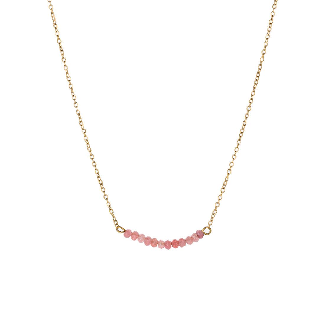Petite Bead Necklace - 18K Gold Plated