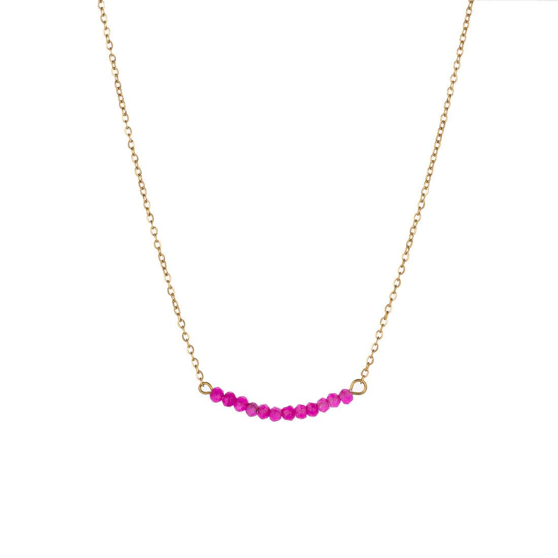 Petite Bead Necklace - 18K Gold Plated