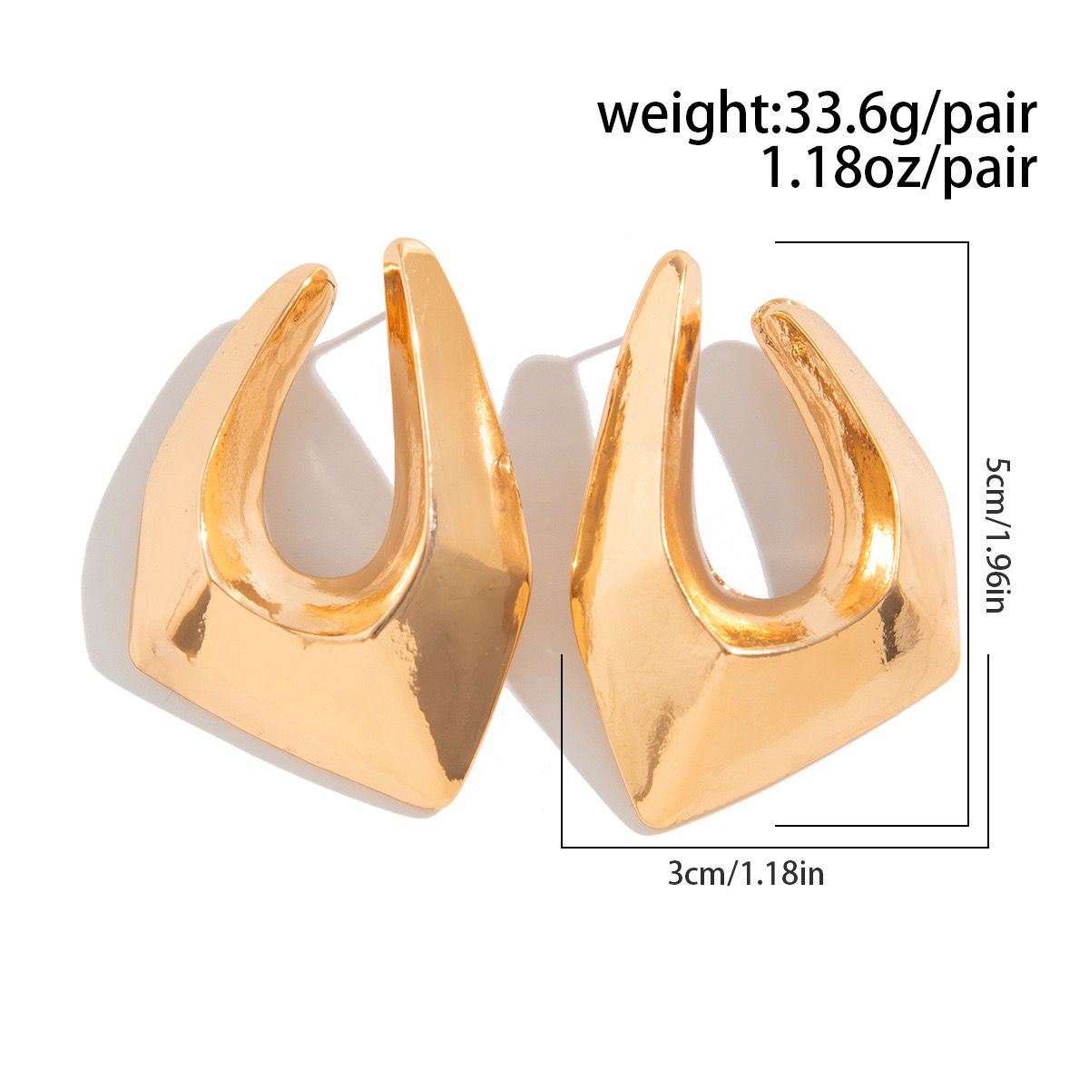 Bold U Shape Earring