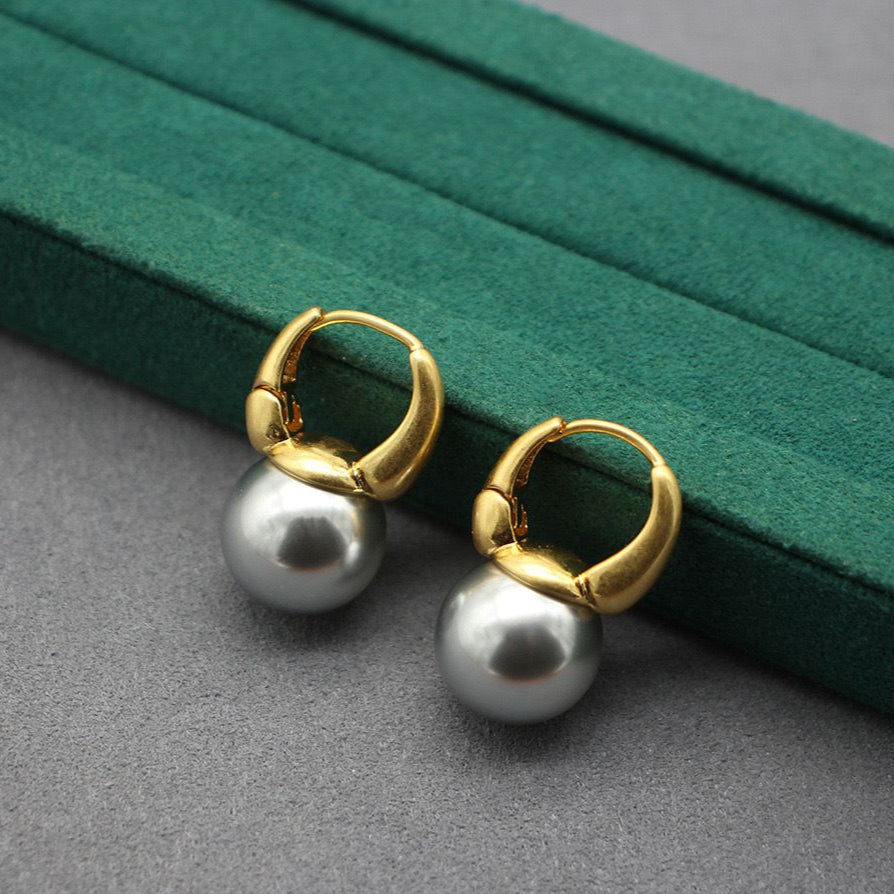 Lustrous Pearl Earrings