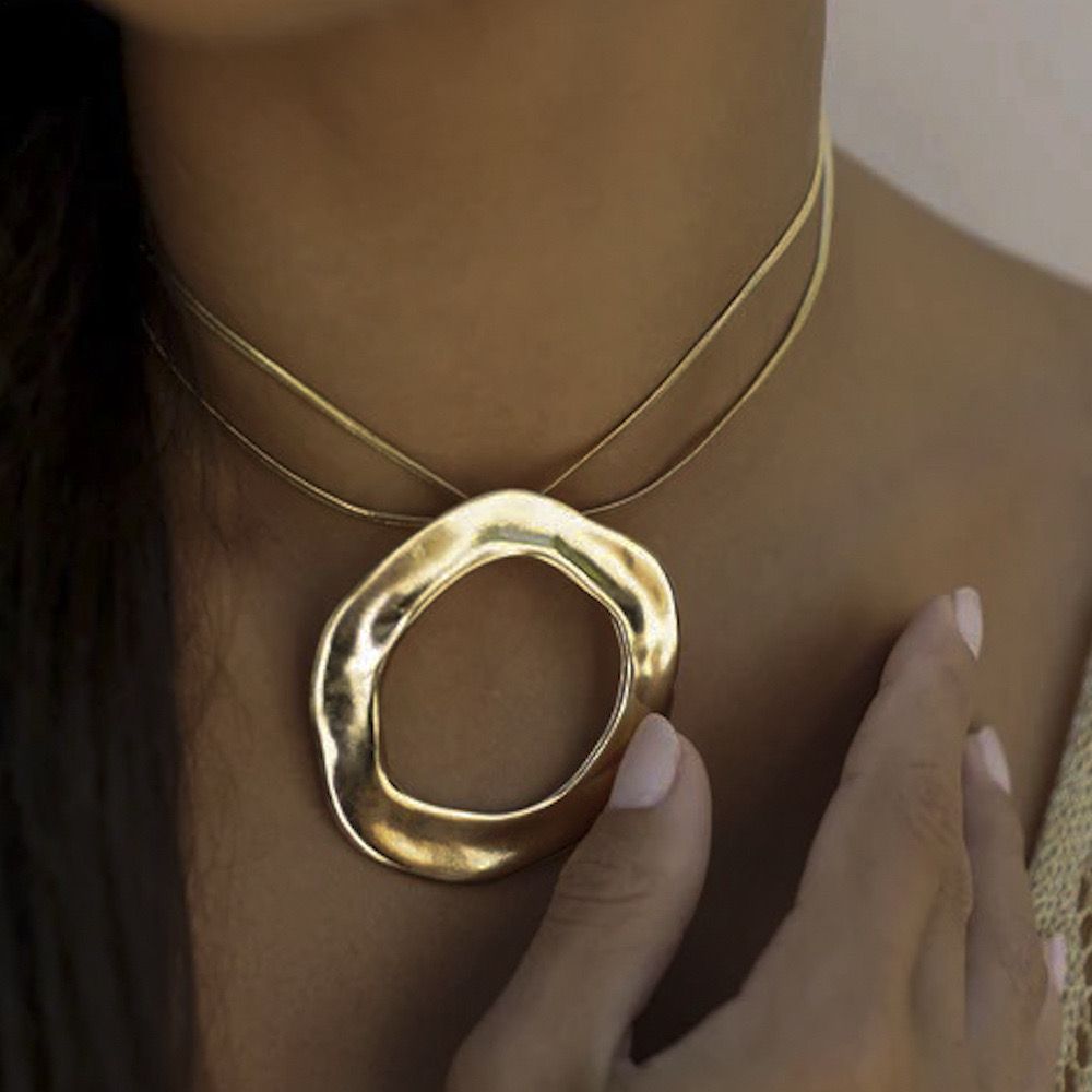 Lustrous Gold Necklace