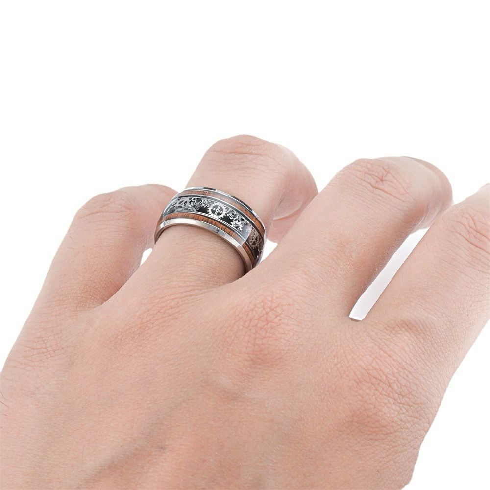 Titanium Round Gear Ring