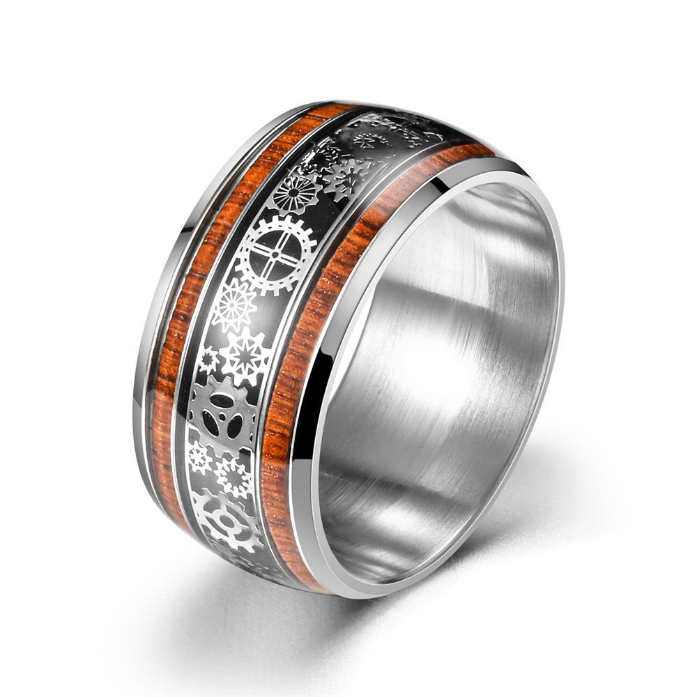 Titanium Round Gear Ring