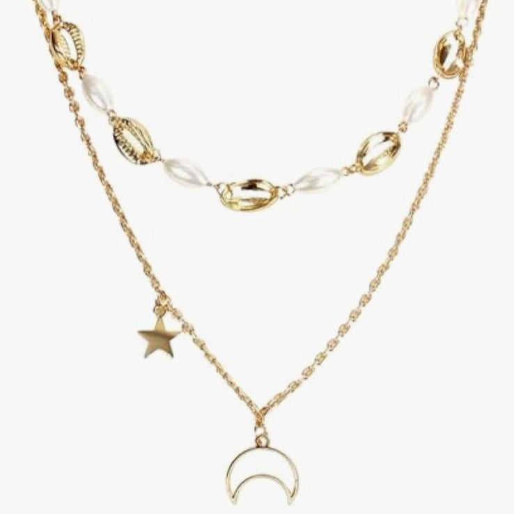 Shell Galaxy two-necklace