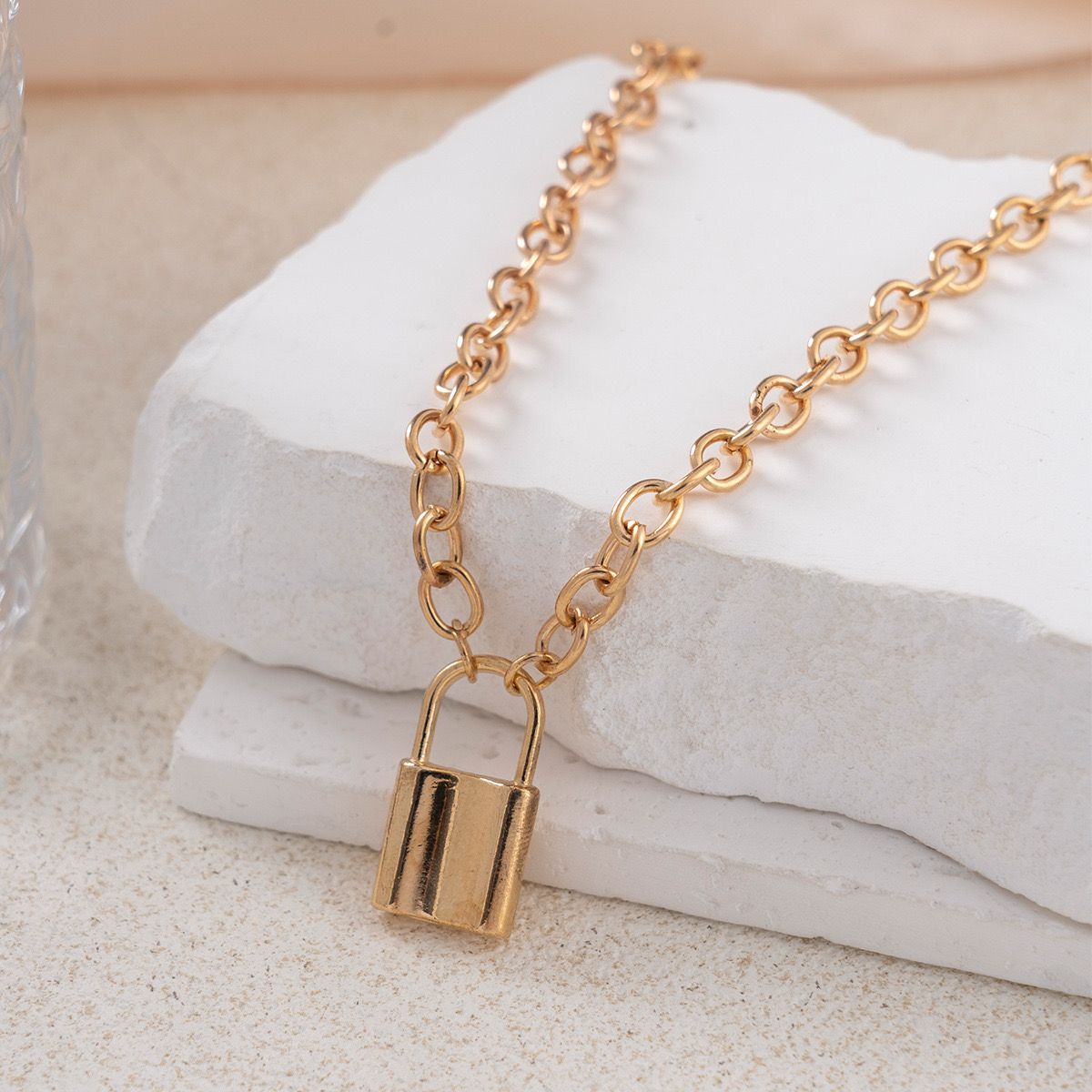 Lock Pendant Necklace