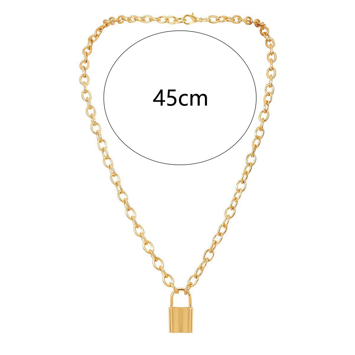 Lock Pendant Necklace