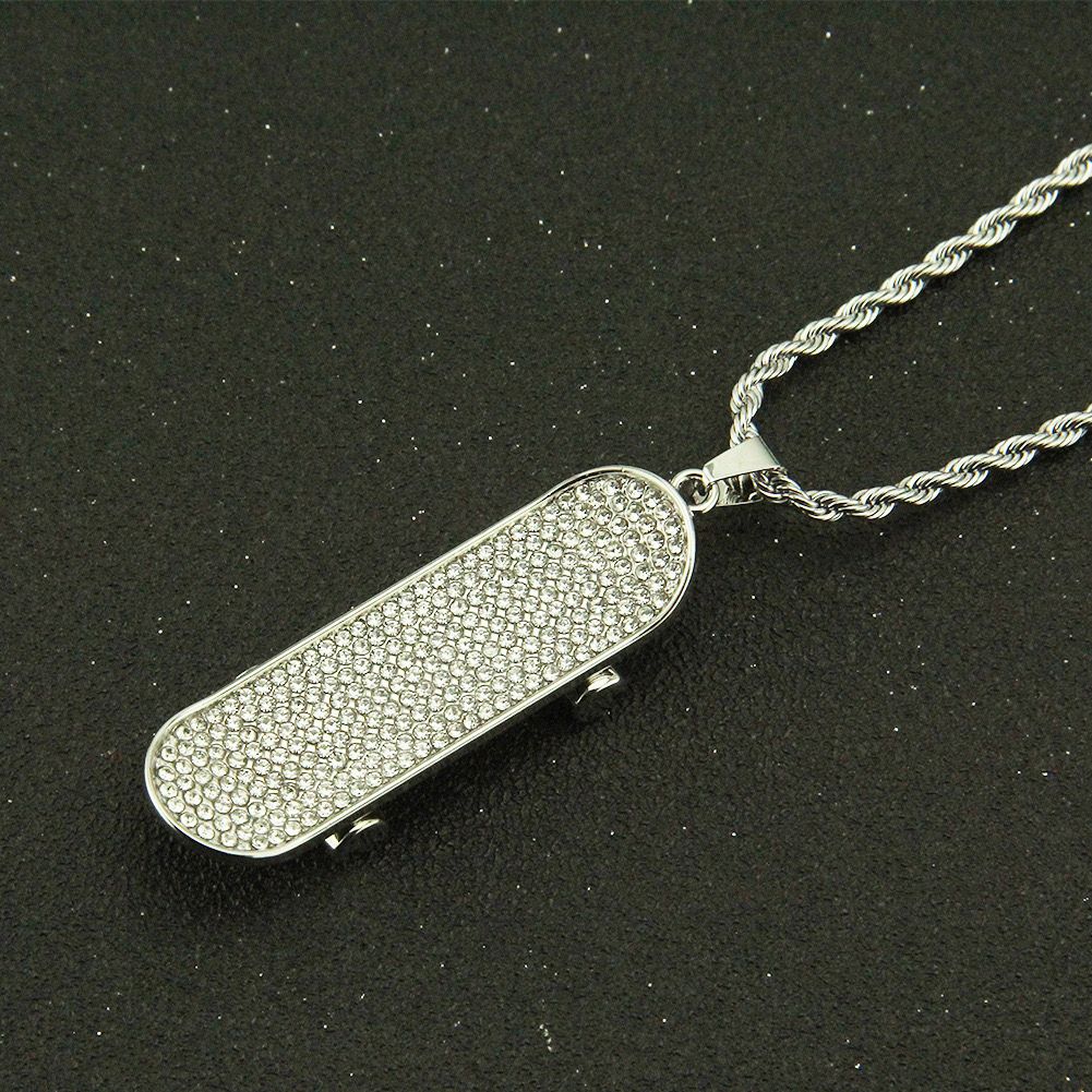 Skateboard (Pendant + Chain)