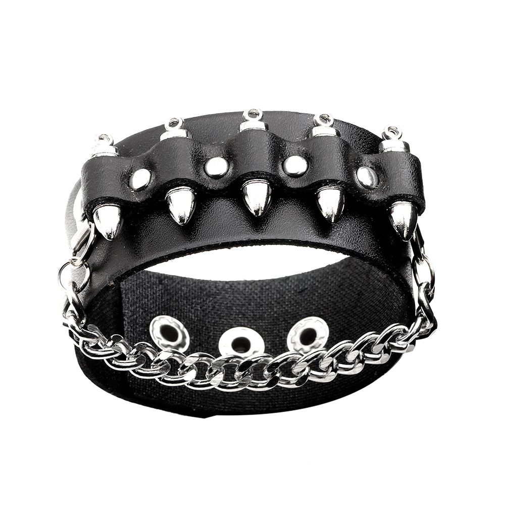 Bullet Leather Men’s Bracelet