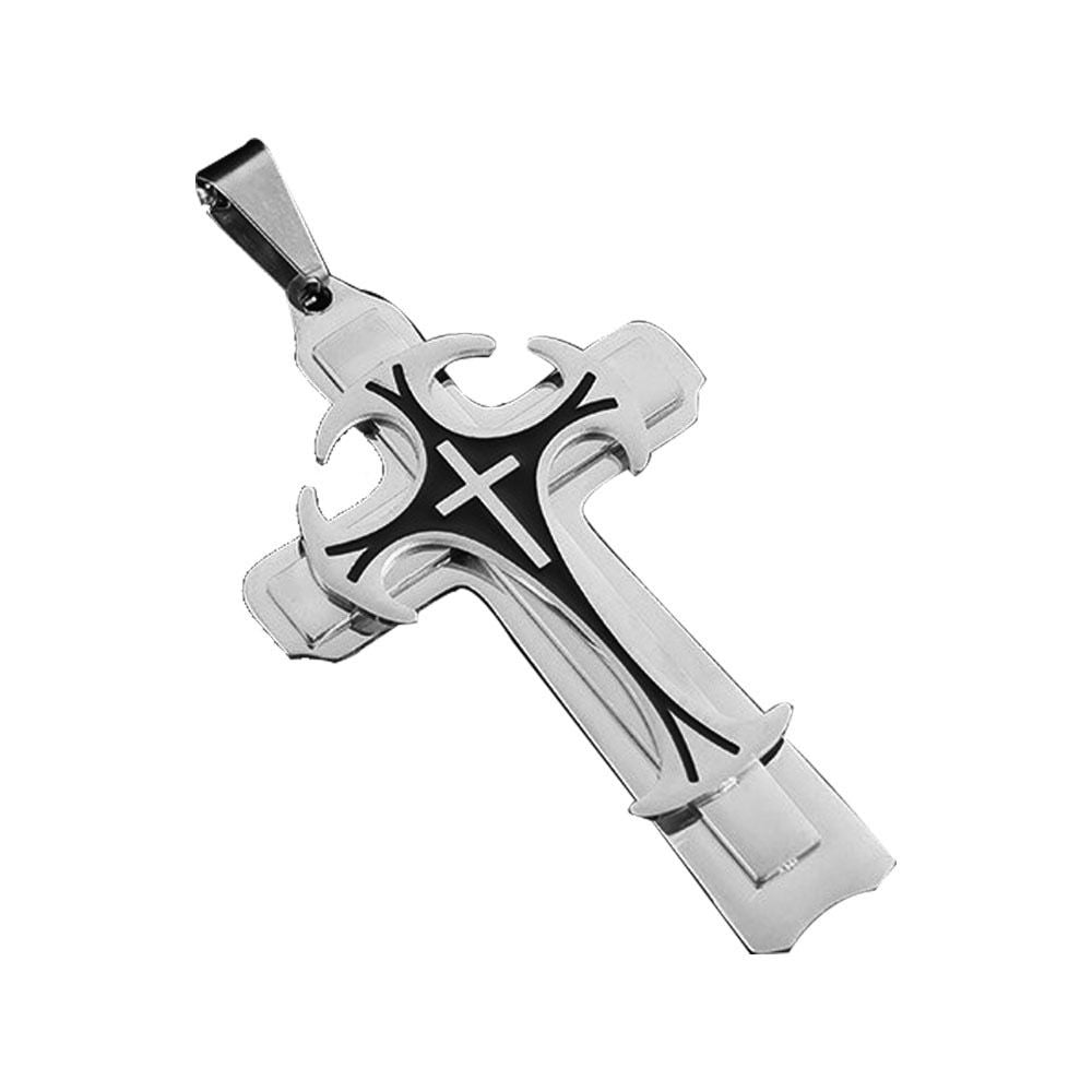 Cross on Cross (Pendant + Chain)