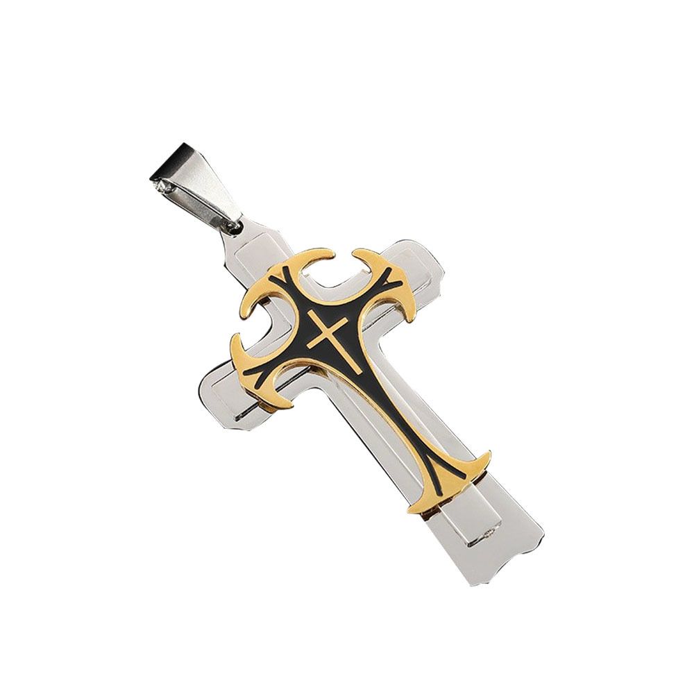 Cross on Cross (Pendant + Chain)